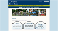 Desktop Screenshot of ourstonecreek.net